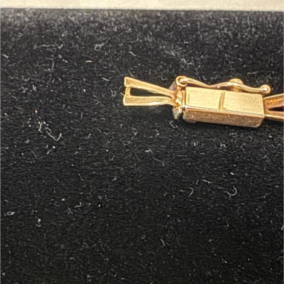 Vintage multi-gemstone bracelet, crafted in 14K yellow gold - Picture 2 of 2